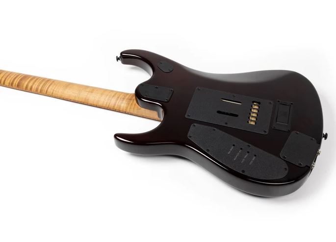 Music Man John Petrucci Jp15 Signature 2h Dimarzio Piezo Trem Mn +housse - Amber Waves Quilt - Kenmerkende elektrische gitaar - Variation 3