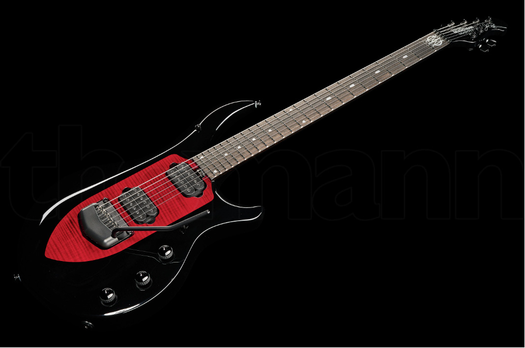 Music Man John Petrucci Majesty 6 Signature 2h Dimarzio Piezo Trem Eb - Sanguine Red - Metalen elektrische gitaar - Variation 2