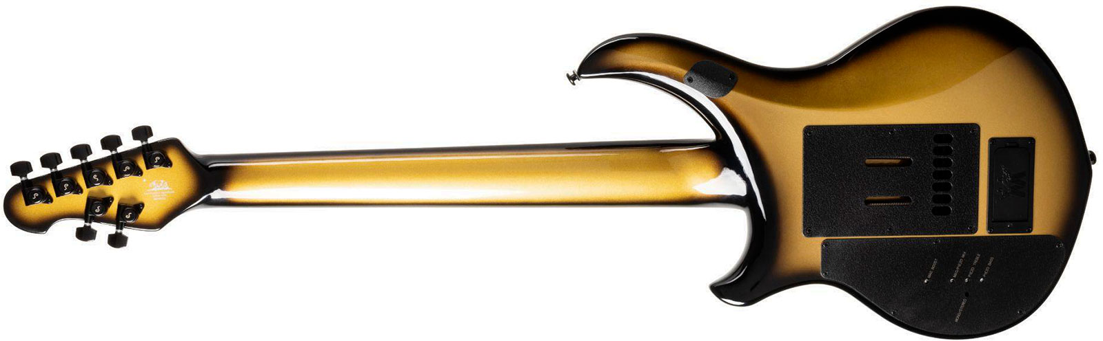 Music Man John Petrucci Majesty 7c Signature 2h Dimarzio Piezo Trem Eb +etui - Gold Eclipse - Kenmerkende elektrische gitaar - Variation 3