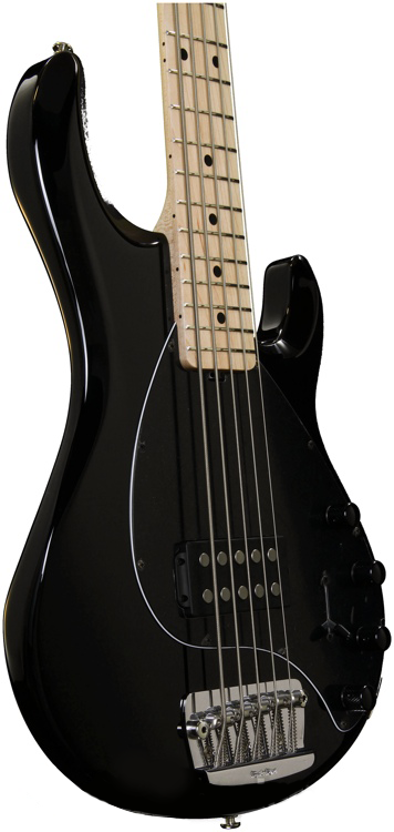 Music Man Stingray Bass 5 H 5-cordes Mn Cobalt - Black - Solid body elektrische bas - Variation 1