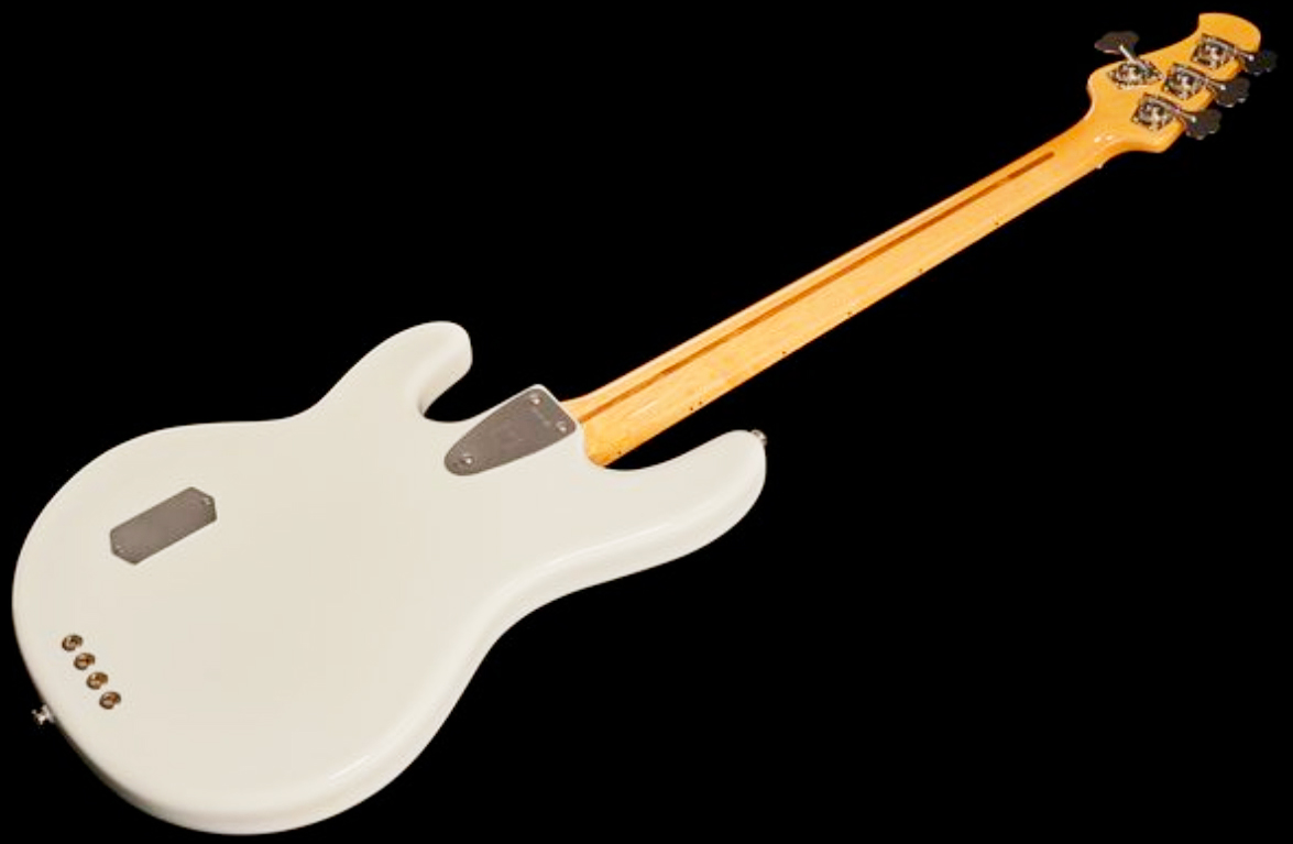 Music Man Stingray Retro 70s Usa Active Mn - White - Solid body elektrische bas - Variation 2
