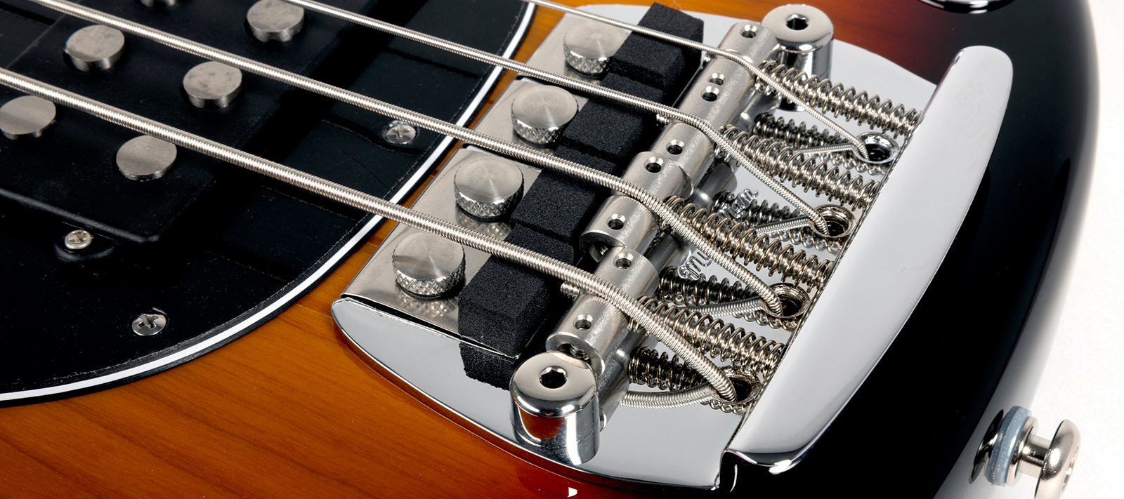 Music Man Stingray Retro 70s Usa Active Mn - Vintage Sunburst - Solid body elektrische bas - Variation 3