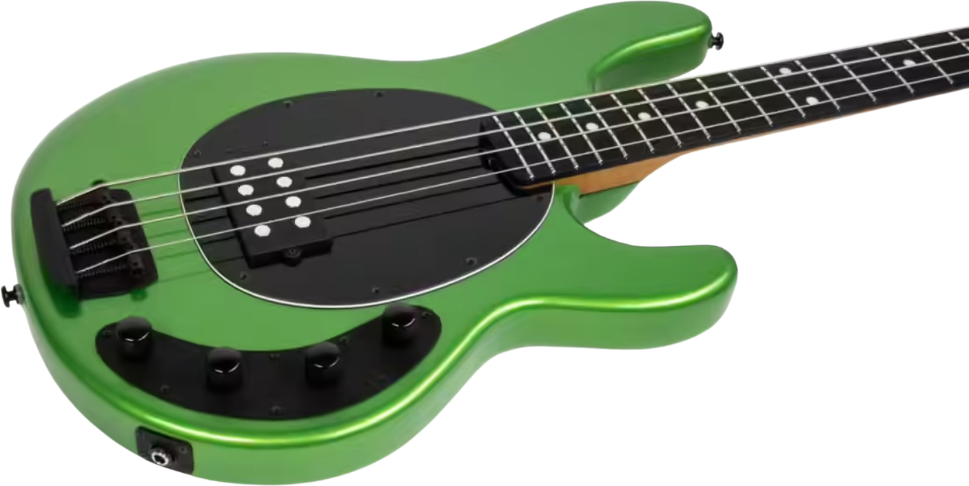 Music Man Stingray Special H Active Eb +etui - Kiwi Green - Solid body elektrische bas - Variation 2