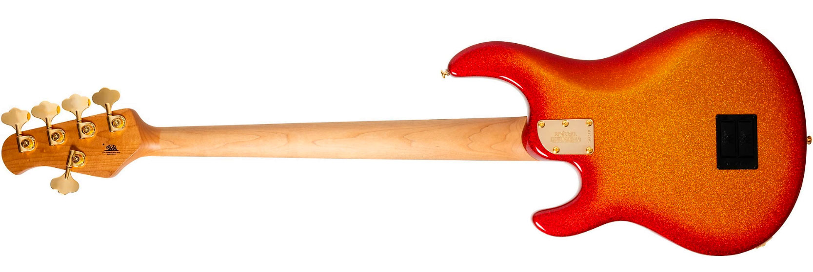 Music Man Stingray Special Hh 5c Active Eb +housse - Cherry Punch - Solid body elektrische bas - Variation 1