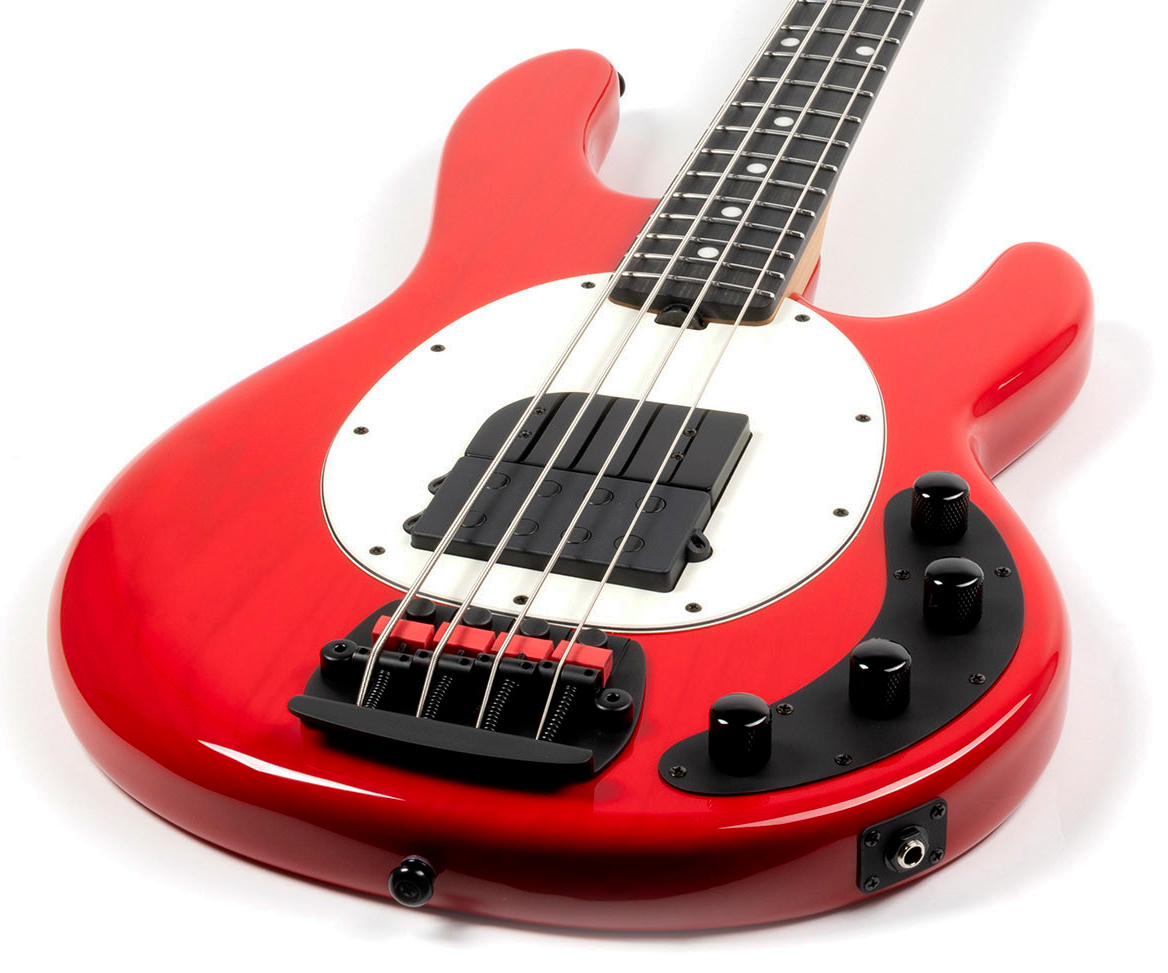 Music Man Tim Commerford Stingray Bass Active Signature Eb - Caliper Red - Solid body elektrische bas - Variation 2