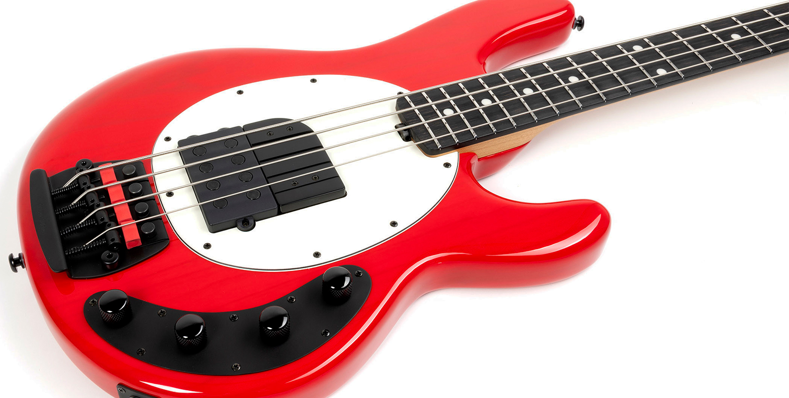 Music Man Tim Commerford Stingray Bass Active Signature Eb - Caliper Red - Solid body elektrische bas - Variation 3