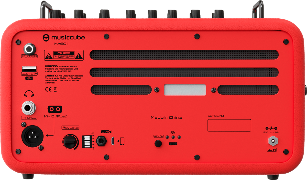 Musiccube Ma 60 Iii Red - Mobiele PA- systeem - Variation 1
