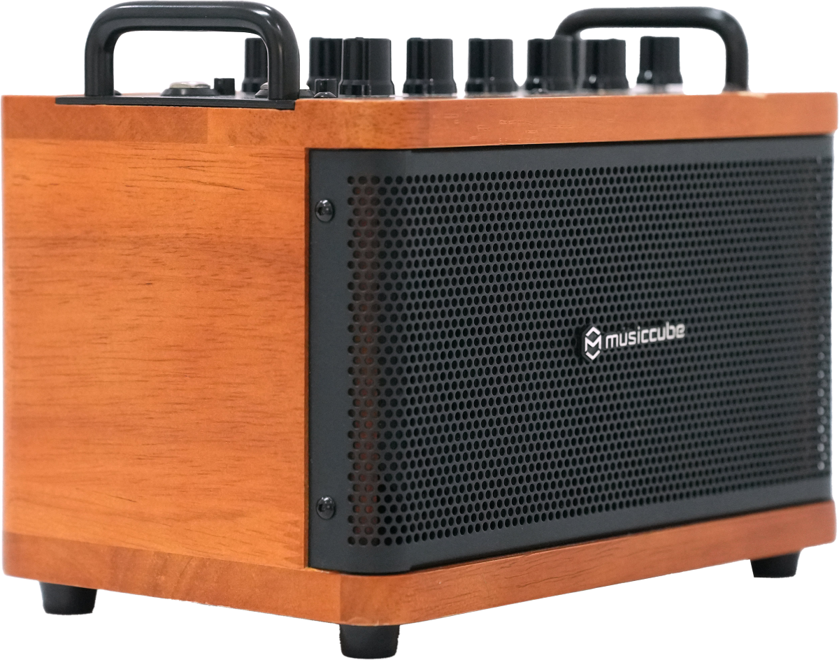 Musiccube Tiny Box D2 Dark Oak Wood - Mobiele PA- systeem - Variation 3