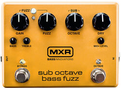 Overdrive/distortion/fuzz effectpedaal Mxr Sub Octave Bass Fuzz M287