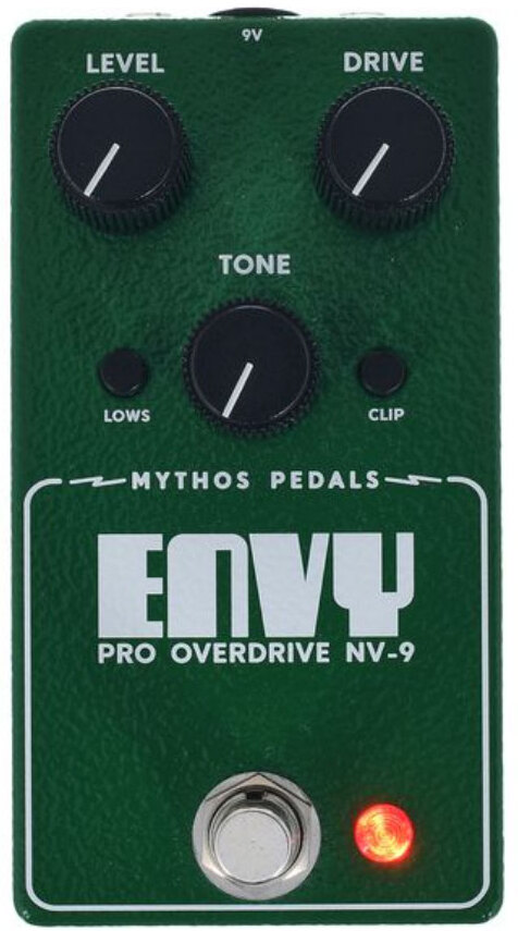 Mythos Pedals Nv-9 Envy Pro Overdrive - Overdrive/Distortion/fuzz effectpedaal - Main picture