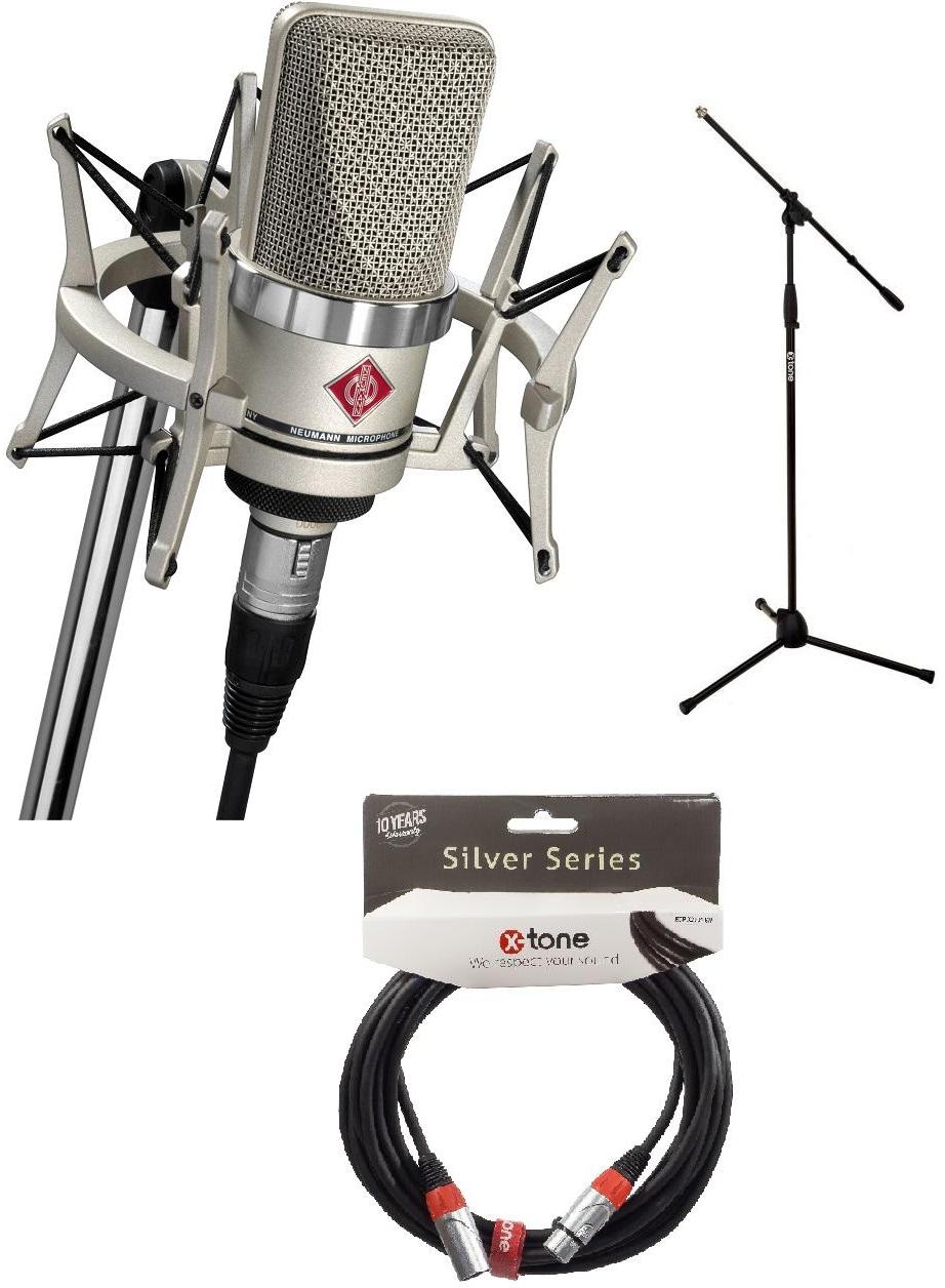 Microfoon set met statief Neumann TLM 102 Studio Set + xh 6000 Pied Micro + Xlr Xlr 6M
