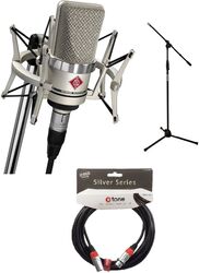 Microfoon set met statief Neumann TLM 102 Studio Set + xh 6000 Pied Micro + Xlr Xlr 6M