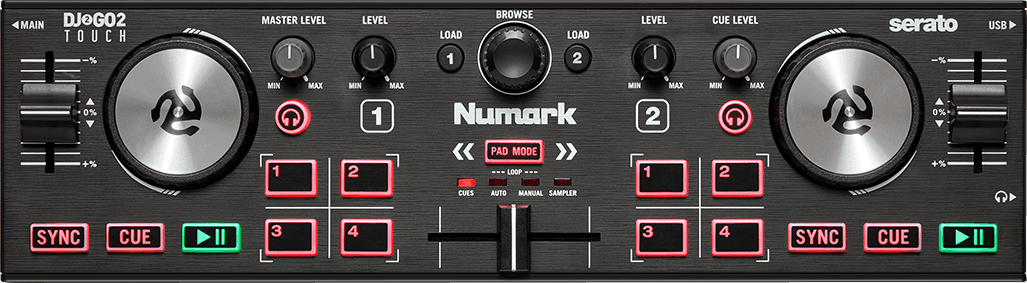 Numark Dj2go2 Touch - USB DJ-Controller - Main picture