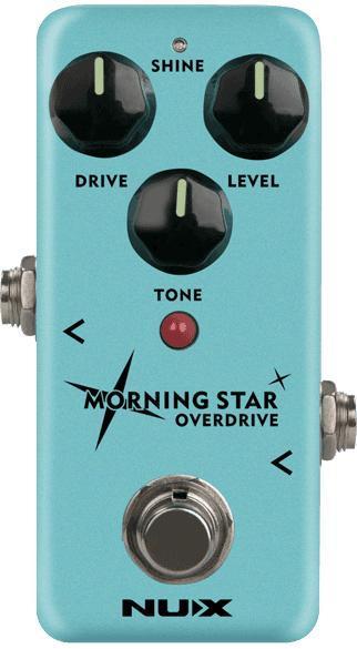 Overdrive/distortion/fuzz effectpedaal Nux                            Morning Star-OD Mini
