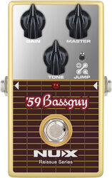 Overdrive/distortion/fuzz effectpedaal Nux                            '59 Bassguy