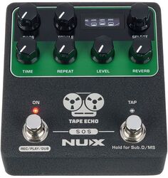 Reverb/delay/echo effect pedaal Nux                            MNU TAPE-ECHO