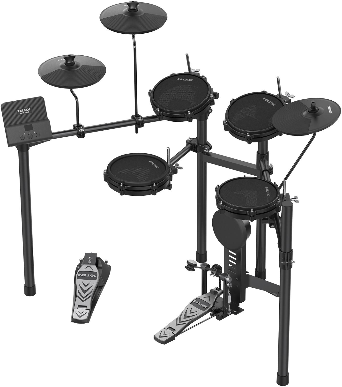 Nux Dm-110 Bundle Complet - X-hp1 + Dt90 + Vic5a - Drum Promo Set - Variation 1