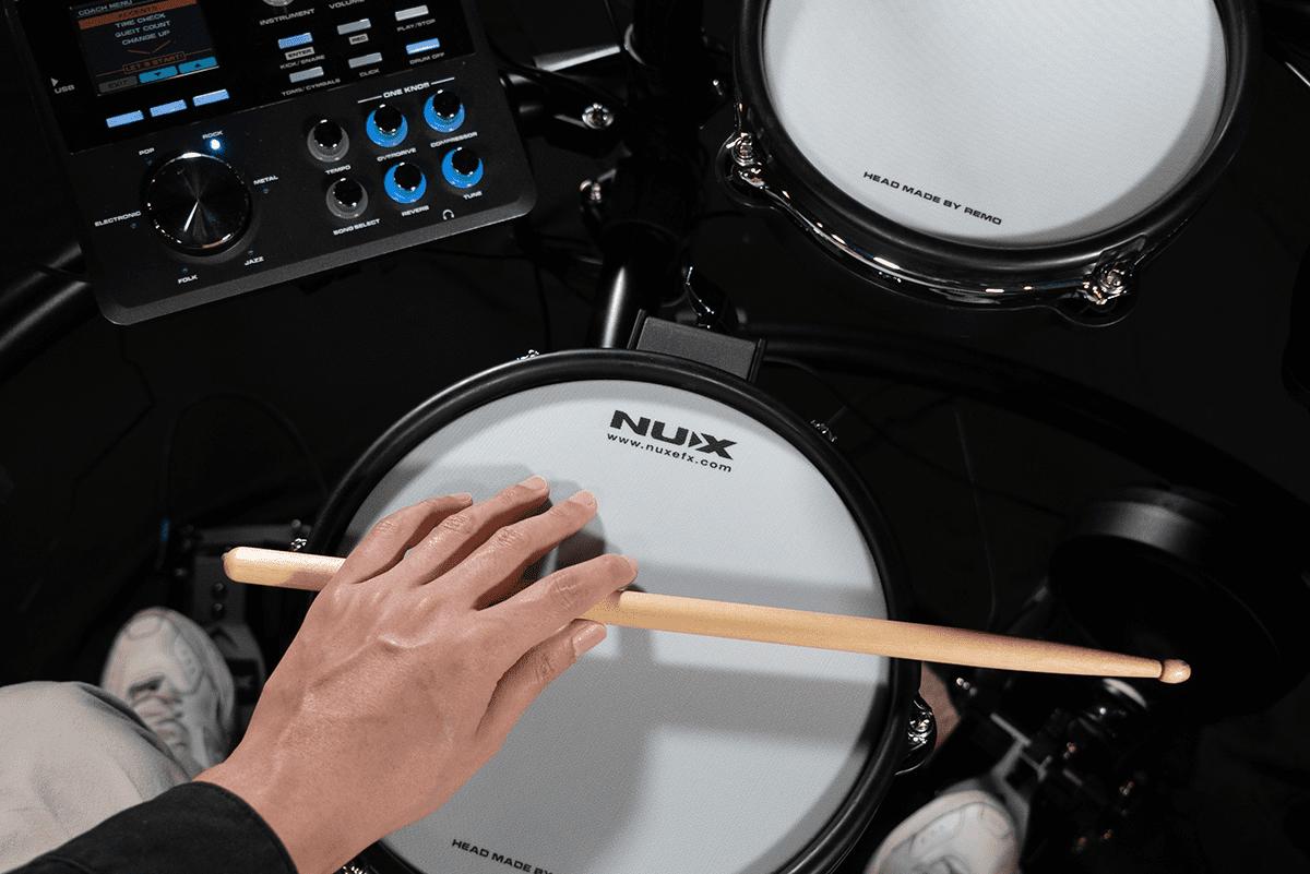 Nux Dm-7x Bundle Complet - X-hp1 + Dt90 + Vic5a + Tapis - Drum Promo Set - Variation 6