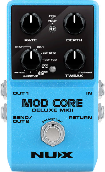 Modulation/chorus/flanger/phaser en tremolo effect pedaal Nux                            Mod Core Deluxe MK2
