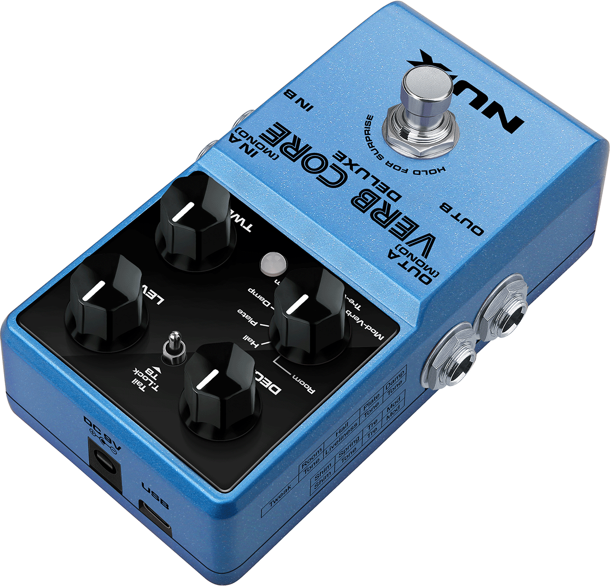 Nux Verb Core Deluxe Mk2 - Reverb/delay/echo effect pedaal - Variation 2