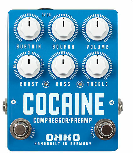 Okko Cocaine - Compressor/sustain/noise gate effect pedaal - Main picture