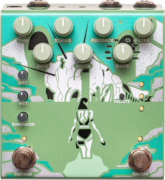 Old Blood Noise Bathing Algae - Reverb/delay/echo effect pedaal - Main picture