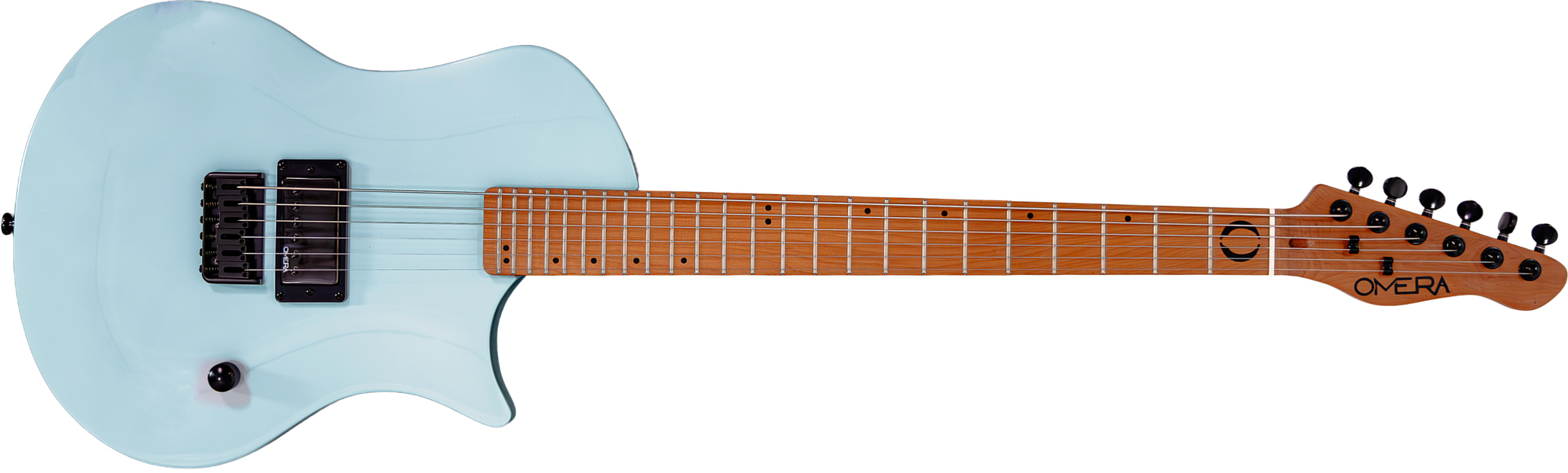 Omera Guitars Lesly 1h Ht Mn - Blue Iceberg - Single cut gitaar - Main picture