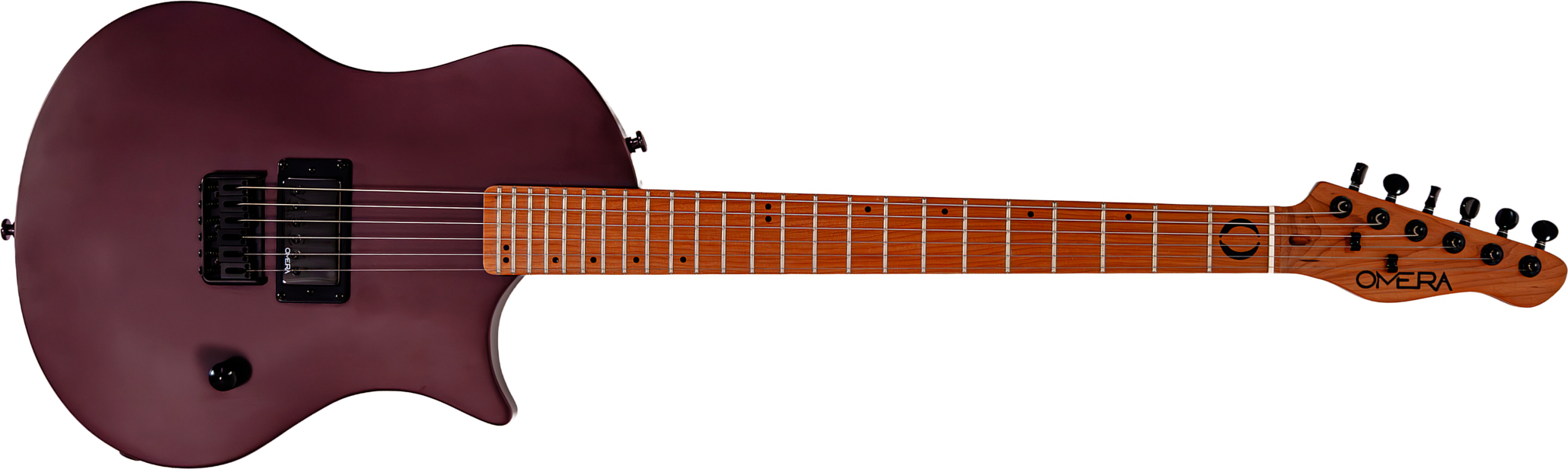 Omera Guitars Lesly 1h Ht Mn - Wine & Chocolate - Single cut gitaar - Main picture