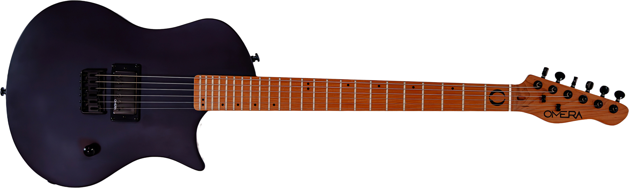 Omera Guitars Lesly 1h Ht Mn - Black Hole - Single cut gitaar - Main picture