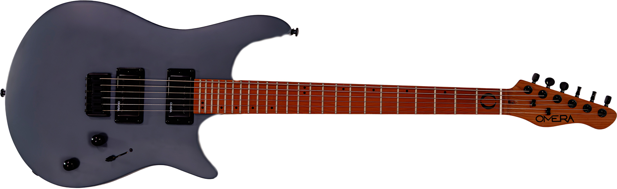 Omera Guitars Lucy 2h Ht Mn - Dark Grey - Elektrische gitaar in Strat vorm - Main picture