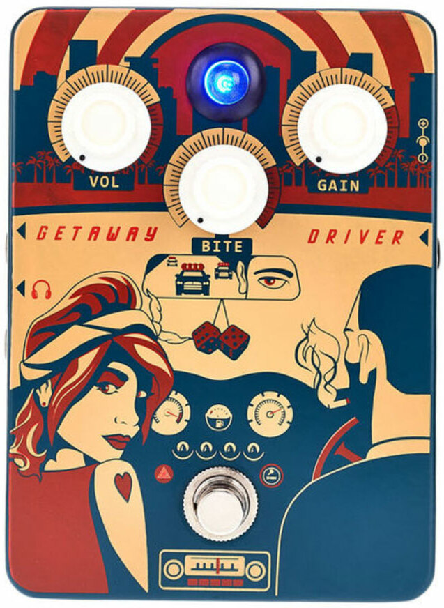 Orange Getaway Driver Overdrive Cab Sim - Overdrive/Distortion/fuzz effectpedaal - Main picture
