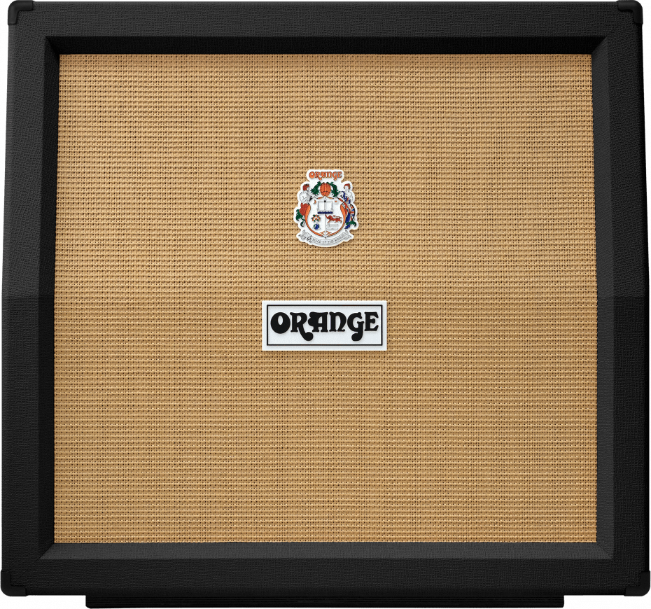 Orange Ppc412 Ad Cabinet 4x12 240w Pan Coupe Black - Elektrische gitaar speakerkast - Main picture