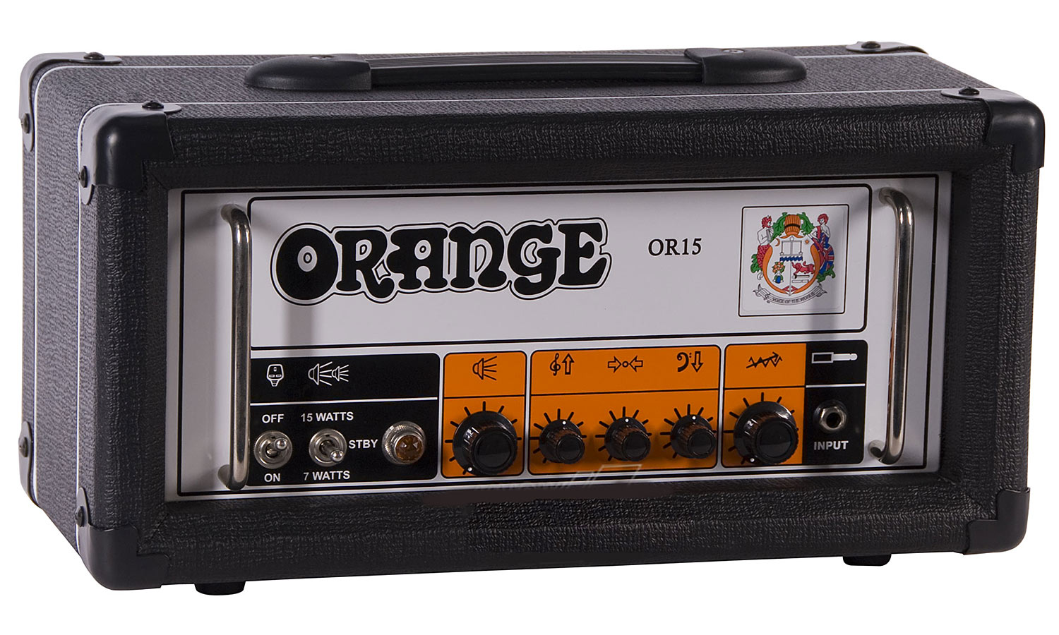 Orange Or15 Head 15w Black - Gitaarversterker top - Variation 1