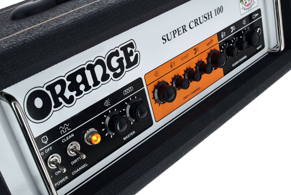 Orange Super Crush 100 Head 100w Black - Gitaarversterker top - Variation 2