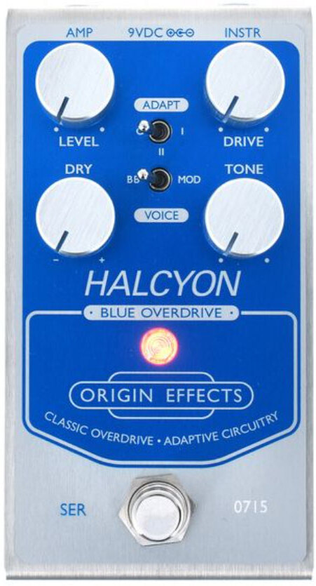 Origin Effects Halcyon Blue Overdrive - Overdrive/Distortion/fuzz effectpedaal - Main picture