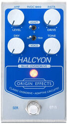 Overdrive/distortion/fuzz effectpedaal Origin effects Halcyon Blue Overdrive