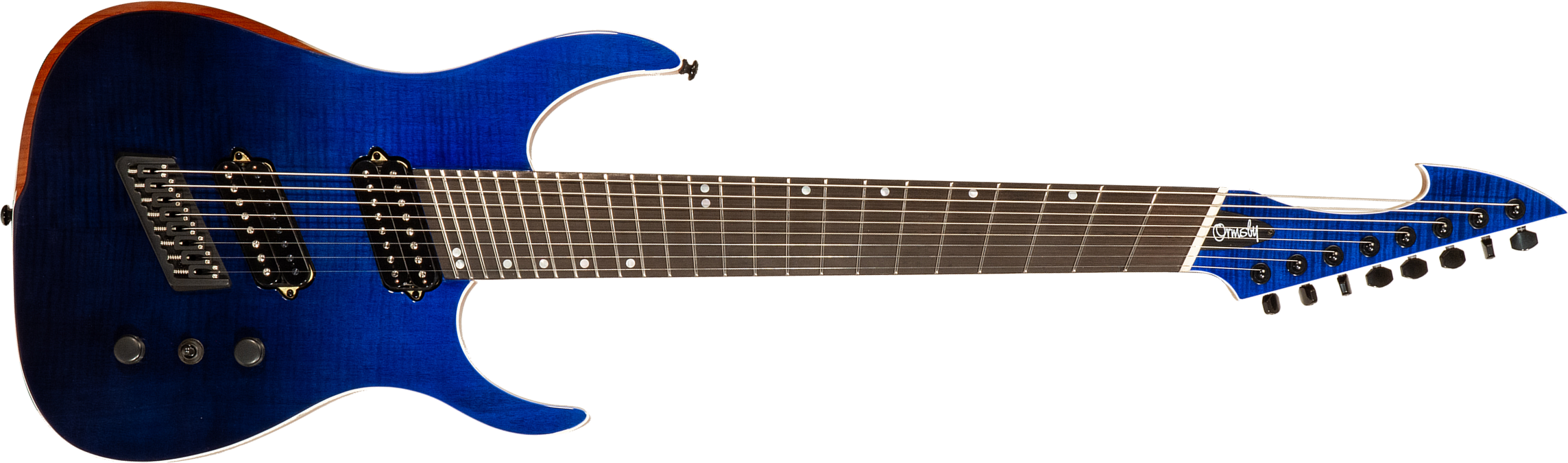 Ormsby Hype Gtr 8 Ltd Run 16 8c Multiscale 2h Ht Eb #gtr07665 - Sky Fall - 8 en 9 snarige elektrische gitaar - Main picture
