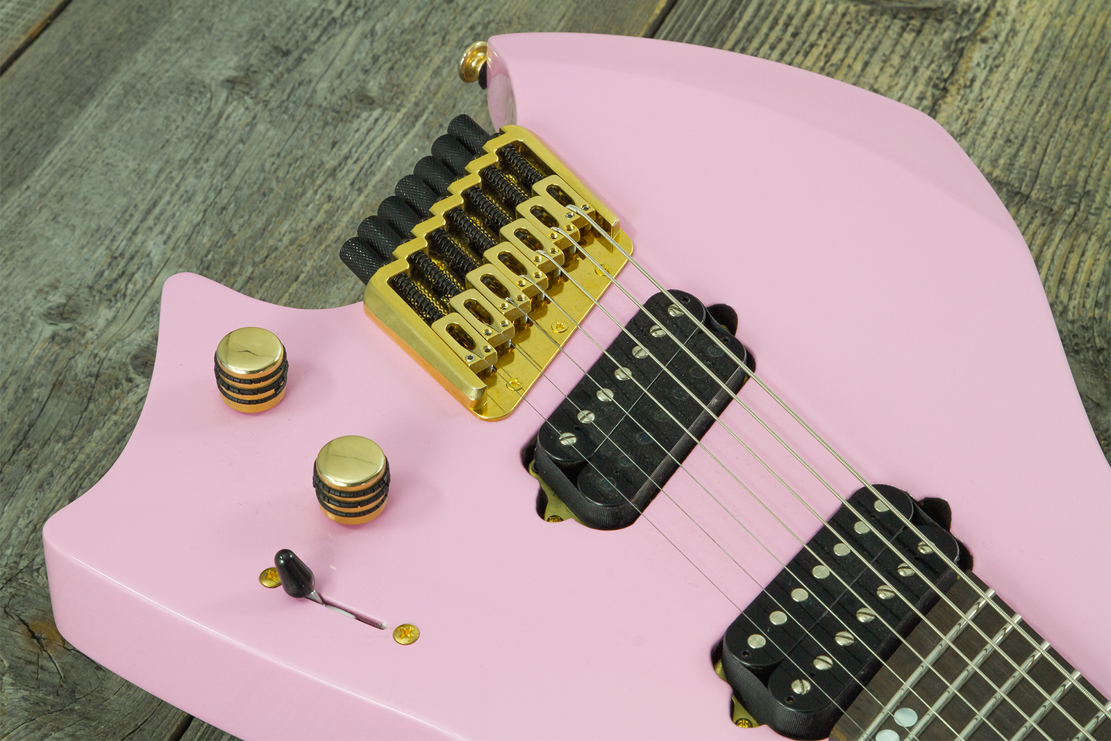 Ormsby Goliath Headless 7 Gtr Run 14 7c Multiscale 2h Ht Eb - Shell Pink - Multi-scale gitaar - Variation 3