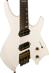 Multi-scale gitaar Ormsby Goliath Headless GTR 6 Run 14 - Ermine white