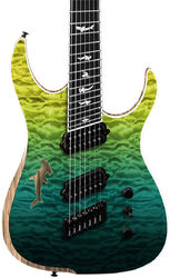 Multi-scale gitaar Ormsby Hype GTR Shark 7-String - Carribean blue/green
