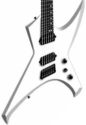 Metalen elektrische gitaar Ormsby Metal X GTR Run 16 - Ermine white