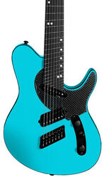 Multi-scale gitaar Ormsby TX GTR Carbon 7-string - Azure blue
