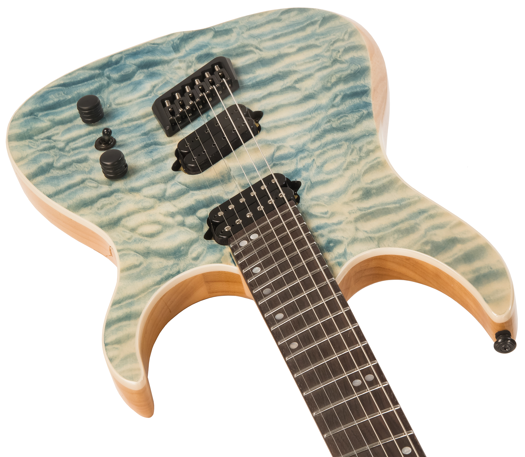 Ormsby Hype Gtr 6 Ash Multiscale 2h Eb +housse - Denim - Multi-scale gitaar - Variation 2