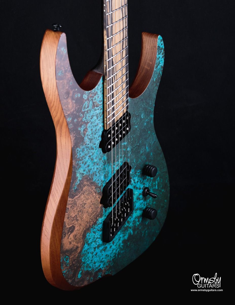 Ormsby Hype Gtr Elite 8c Multiscale 2h Ht Eb - Copper Print - Multi-scale gitaar - Variation 2