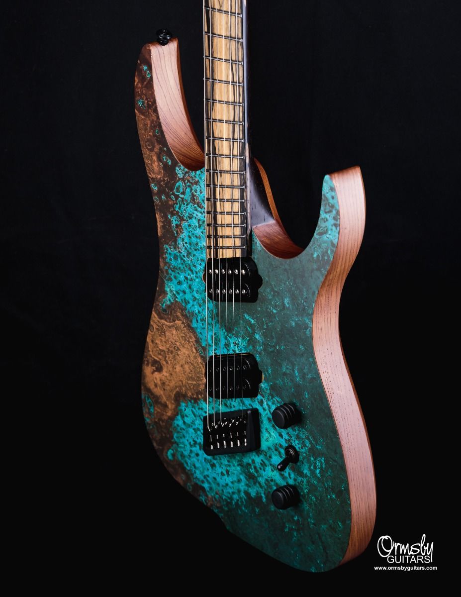 Ormsby Hype Gtr Elite 8c Multiscale 2h Ht Eb - Copper Print - Multi-scale gitaar - Variation 3