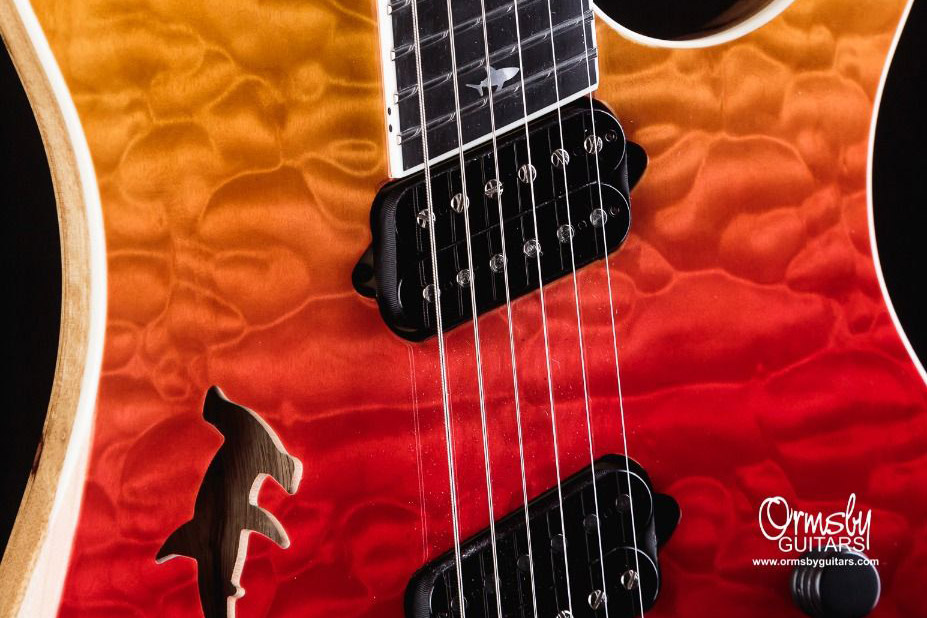 Ormsby Hype Gtr Shark 6c Multiscale 2h Ht Eb - Sunset - Multi-scale gitaar - Variation 3