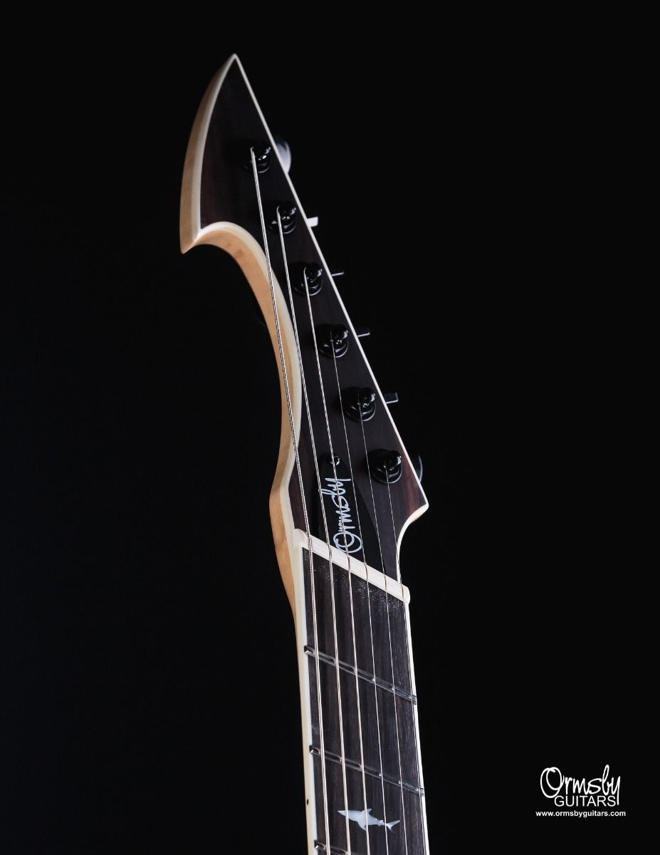 Ormsby Hype Gtr Shark 6c Multiscale 2h Ht Eb - Carribean Blue/green - Multi-scale gitaar - Variation 6