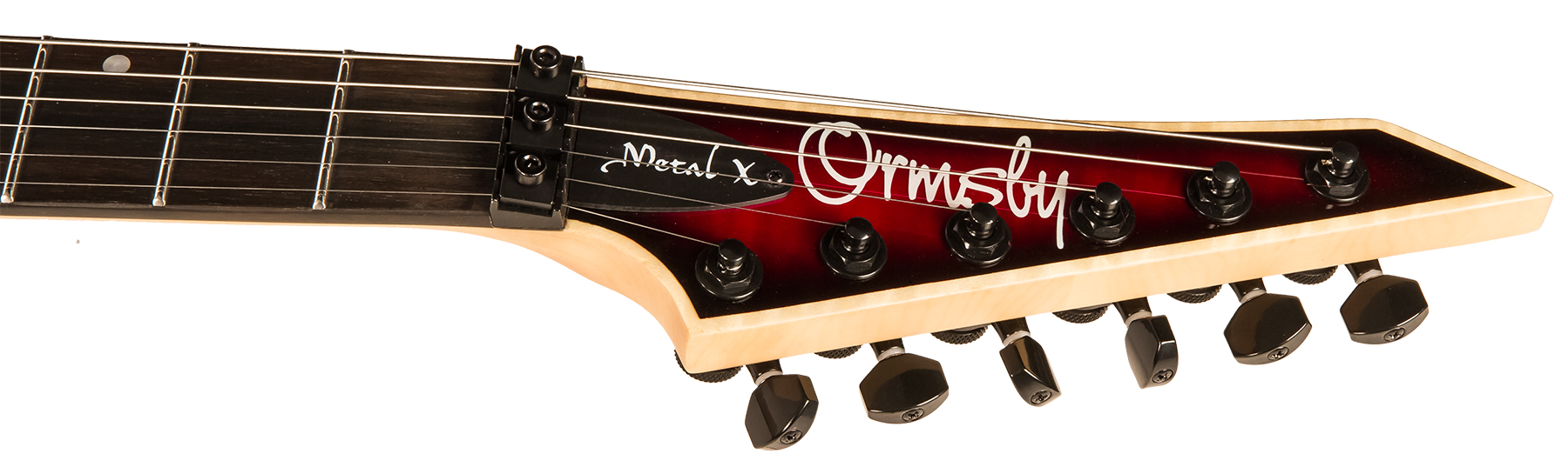 Ormsby Metal X 6 Hh Fr Eb - Red Dead - Metalen elektrische gitaar - Variation 4