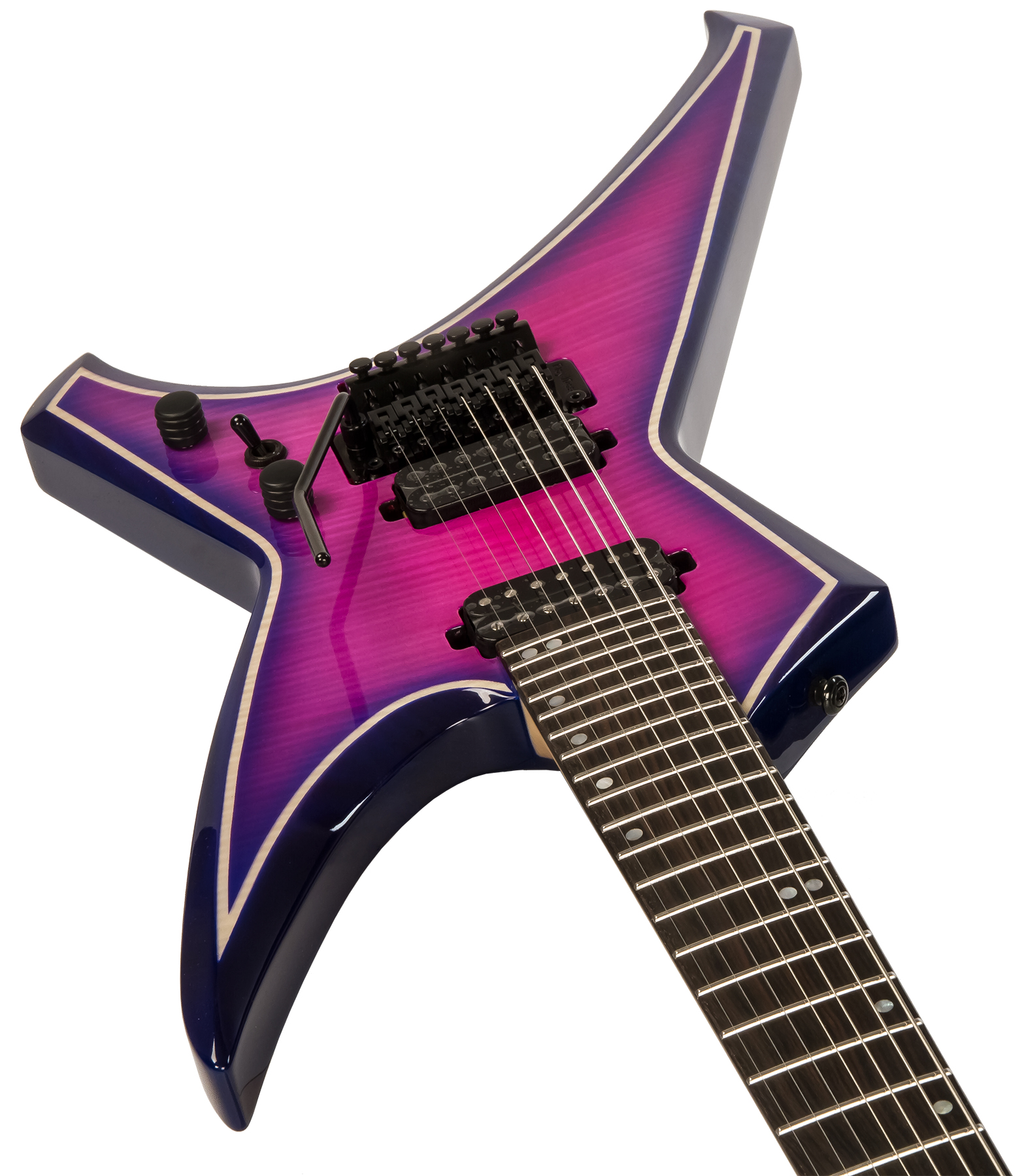 Ormsby Metal X 7c Hh Fr Eb - Dragonburst - 7-snarige elektrische gitaar - Variation 2