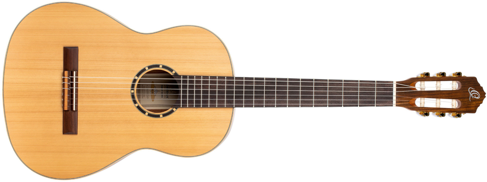 Ortega R131 52mm Table Massive Cedre Acajou So + Housse - Natural - Klassieke gitaar 4/4 - Main picture